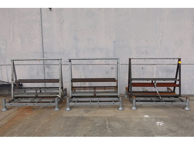 3x metalen glasbokken - afbeelding 1 van  4