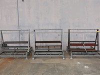 3x metalen glasbokken - afbeelding 1 van  4