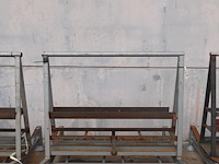 3x metalen glasbokken - afbeelding 3 van  4