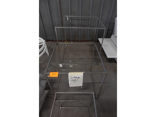 3x metalen kubus - afbeelding 4 van  4