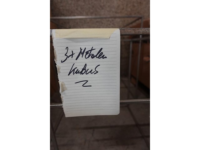 3x metalen kubus - afbeelding 2 van  2