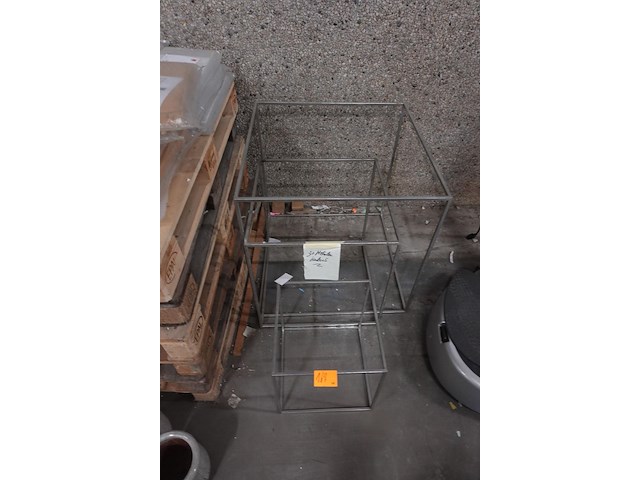3x metalen kubus - afbeelding 2 van  6