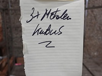 3x metalen kubus - afbeelding 3 van  6