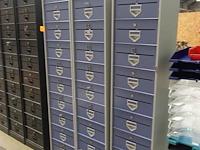 3x metalen postvakkenkast - afbeelding 2 van  4
