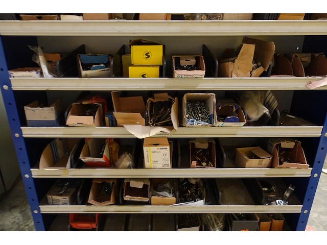 3x metalen rek fabory + inhoud - afbeelding 11 van  11