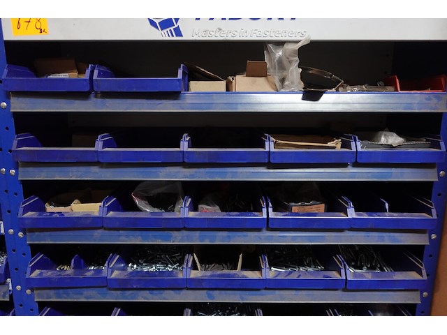 3x metalen rek fabory + inhoud - afbeelding 3 van  11