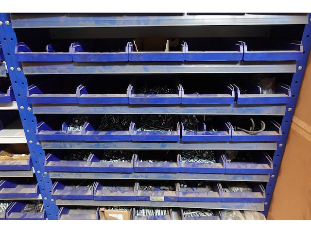 3x metalen rek fabory + inhoud - afbeelding 4 van  11