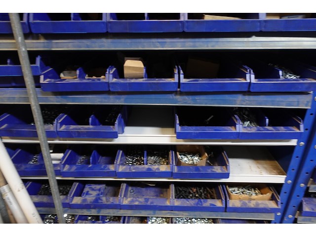 3x metalen rek fabory + inhoud - afbeelding 7 van  11