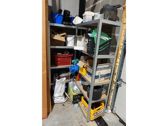 3x metalen rek + inhoud - afbeelding 4 van  22