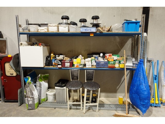 3x metalen rek + inhoud - afbeelding 1 van  22