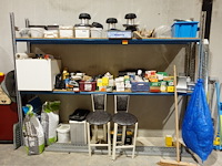 3x metalen rek + inhoud - afbeelding 1 van  22