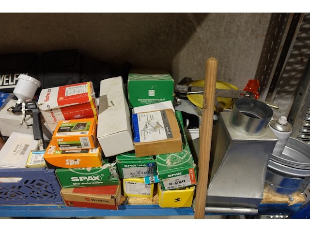 3x metalen rek + inhoud - afbeelding 18 van  22