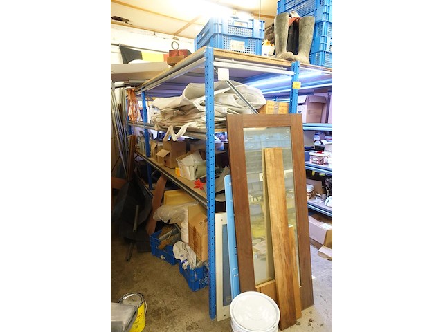 3x metalen rek + platform - afbeelding 3 van  5