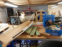 3x metalen rek + platform - afbeelding 4 van  5