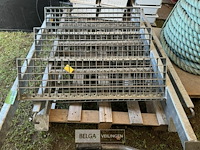 3x metalen rooster trap - afbeelding 5 van  5