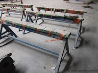 3x metalen schaarbokken, met bescherming - afbeelding 1 van  1