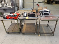 3x metalen werkkar - afbeelding 1 van  4