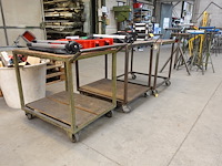 3x metalen werkkar - afbeelding 2 van  4