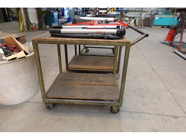 3x metalen werkkar - afbeelding 3 van  4