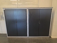 (3x) middelhoge dossierkasten