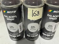 3x motip acryl chocoladebruin ral8017 400ml (houdbaar tot 2034) - afbeelding 2 van  3