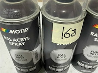 3x motip acryl chocoladebruin ral8017 400ml (houdbaar tot 2034) - afbeelding 3 van  3
