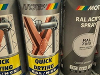 3x motip acryl framboosrood ral3027 400ml (houdbaar tot 2034) - afbeelding 2 van  3