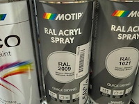 3x motip acryl traffic orange ral2009 400ml (houdbaar tot 2034)