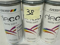 3x motip aluminium metalic ral9016 400ml (houdbaar tot 2034) - afbeelding 2 van  3