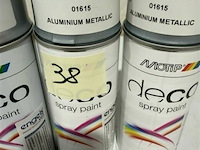 3x motip aluminium metalic ral9016 400ml (houdbaar tot 2034) - afbeelding 3 van  3