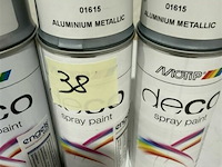 3x motip aluminium metalic ral9016 400ml (houdbaar tot 2034) - afbeelding 3 van  3