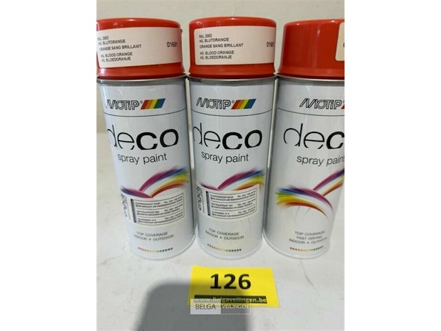 3x motip bloedoranje ral2002 400ml (houdbaar tot 2034) - afbeelding 1 van  3