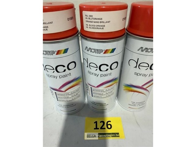 3x motip bloedoranje ral2002 400ml (houdbaar tot 2034) - afbeelding 3 van  3