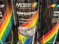 3x motip bumperspray zwart 400ml (houdbaar tot 2034) - afbeelding 1 van  3