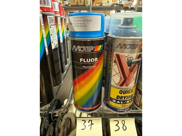 3x motip fluo blauw 400ml (houdbaar tot 2034) - afbeelding 2 van  3