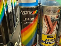 3x motip fluo blauw 400ml (houdbaar tot 2034) - afbeelding 3 van  3