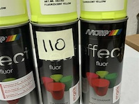 3x motip fluo geel 400ml (houdbaar tot 2034) - afbeelding 3 van  3