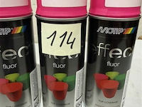 3x motip fluo roos 400ml (houdbaar tot 2034) - afbeelding 3 van  3