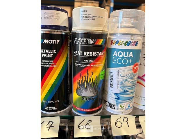 3x motip hittebestendig beige 400ml (houdbaar tot 2034) - afbeelding 1 van  2