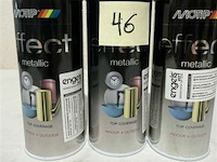 3x motip metalic gold brilliant 400ml (houdbaar tot 2034) - afbeelding 2 van  3