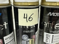 3x motip metalic gold brilliant 400ml (houdbaar tot 2034) - afbeelding 3 van  3