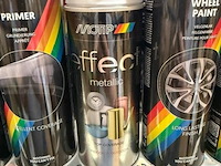 3x motip metallic brilliant zilver 400ml (houdbaar tot 2034) - afbeelding 1 van  3