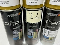 3x motip metallic gold 400ml (houdbaar tot 2034)