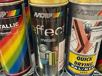3x motip metallic real gold 400ml (houdbaar tot 2034)