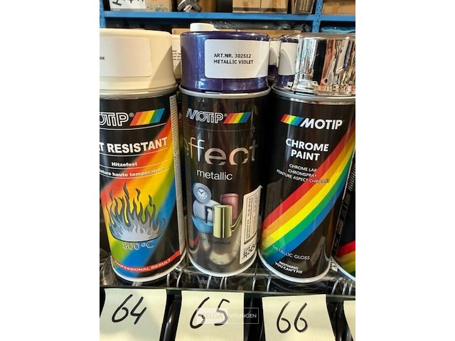 3x motip metallic violet 400ml (houdbaar tot 2034) - afbeelding 1 van  2