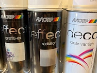 3x motip radiatorspray mat wit 400ml (houdbaar tot 2034) - afbeelding 2 van  2
