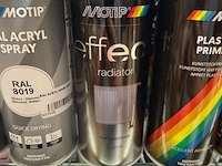 3x motip radiatorspray wit hoogglanzend 400ml (houdbaar tot 2034) - afbeelding 2 van  2