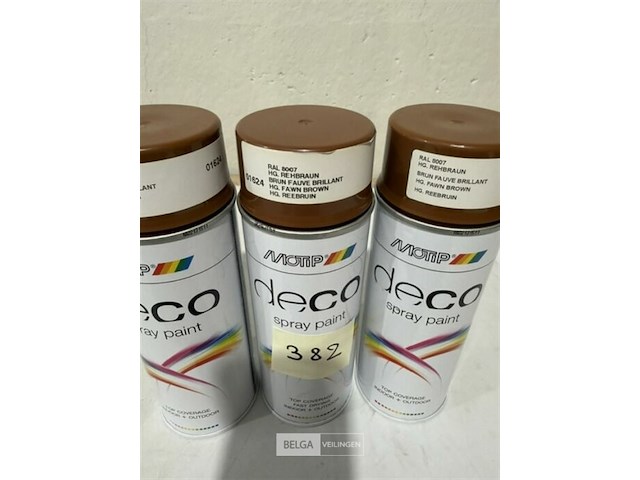 3x motip ral 8007 reebruin 400ml houdbaar tot 2031 - afbeelding 3 van  3