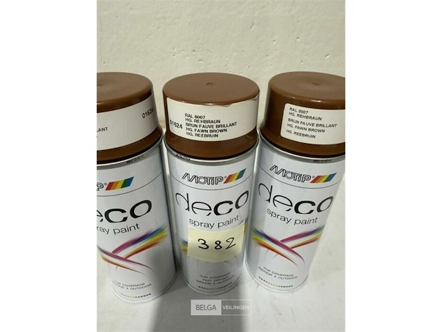 3x motip ral 8007 reebruin 400ml houdbaar tot 2031 - afbeelding 3 van  3