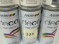 3x motip vernis briljant hoogglans vernis 400ml houdbaar 2031 - afbeelding 1 van  3